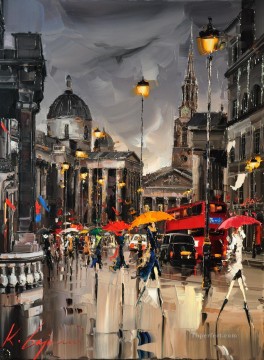 Cityscape Painting - Kal Gajoum Paris 18